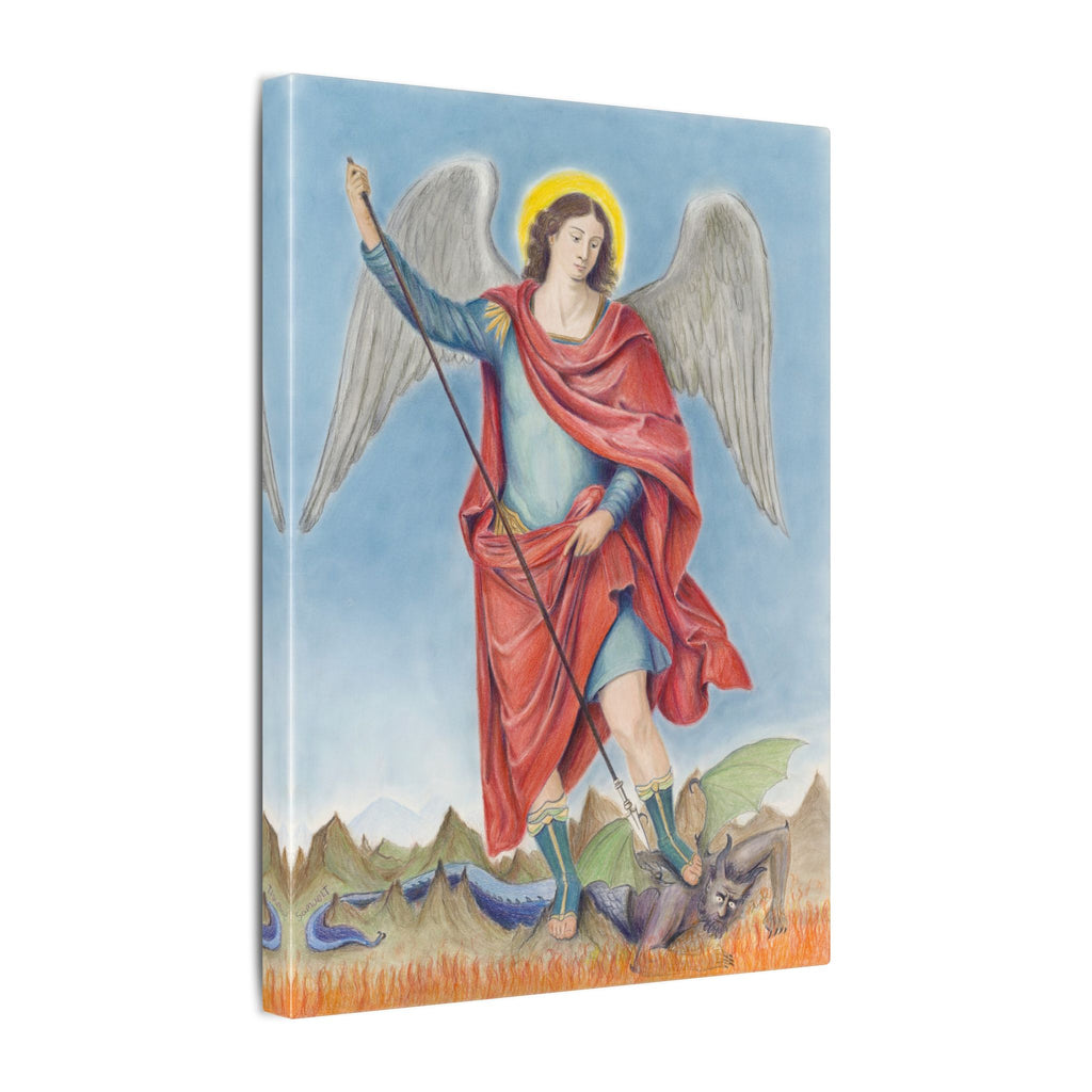 Saint Michael Vanquishing Satan Printify