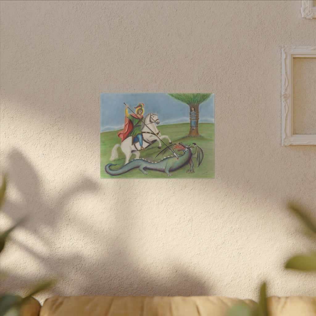Saint George and the Dragon Printify