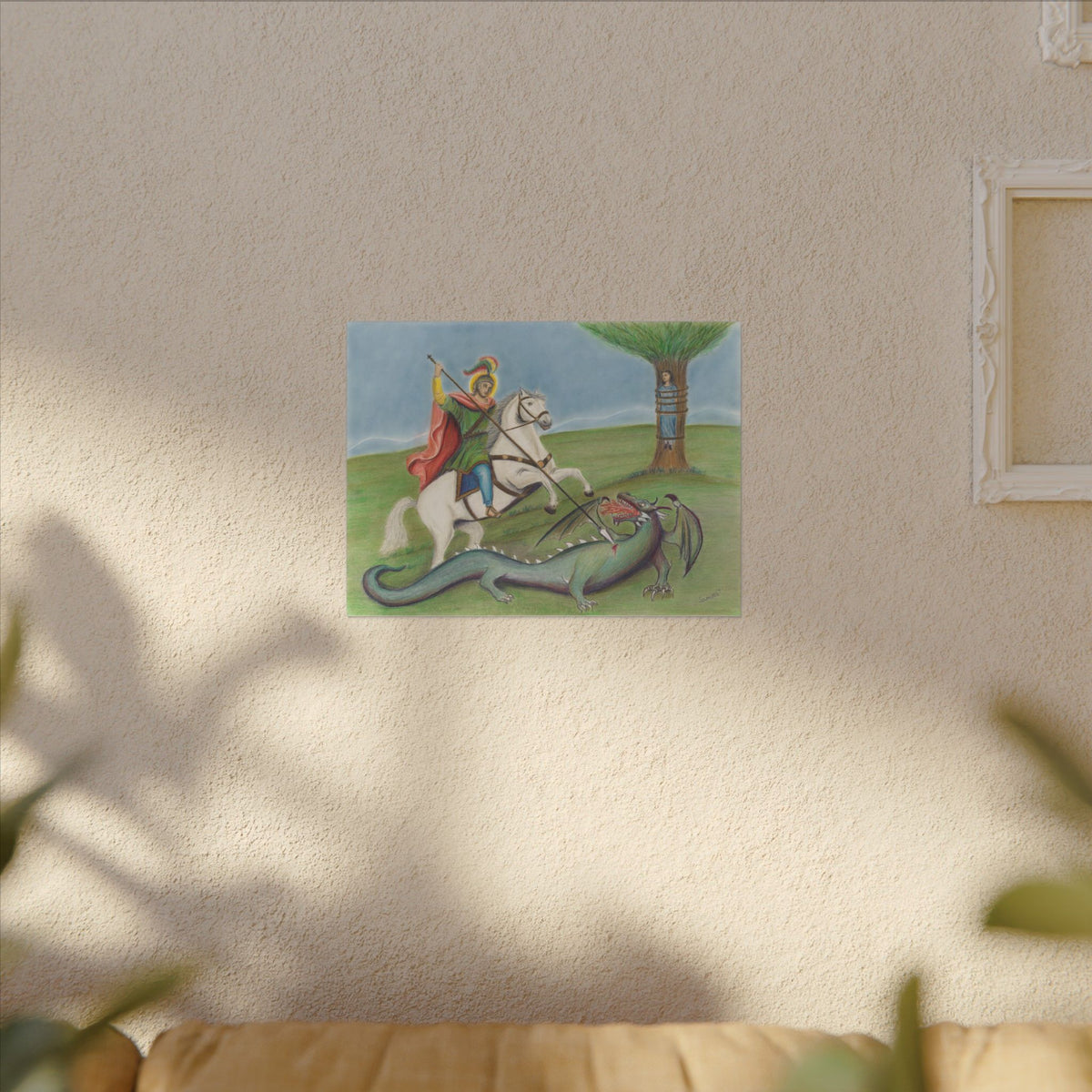 Saint George and the Dragon Printify