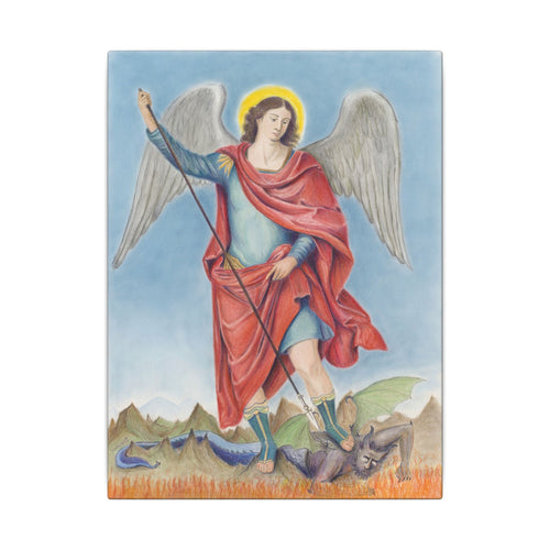 Saint Michael Vanquishing Satan Printify