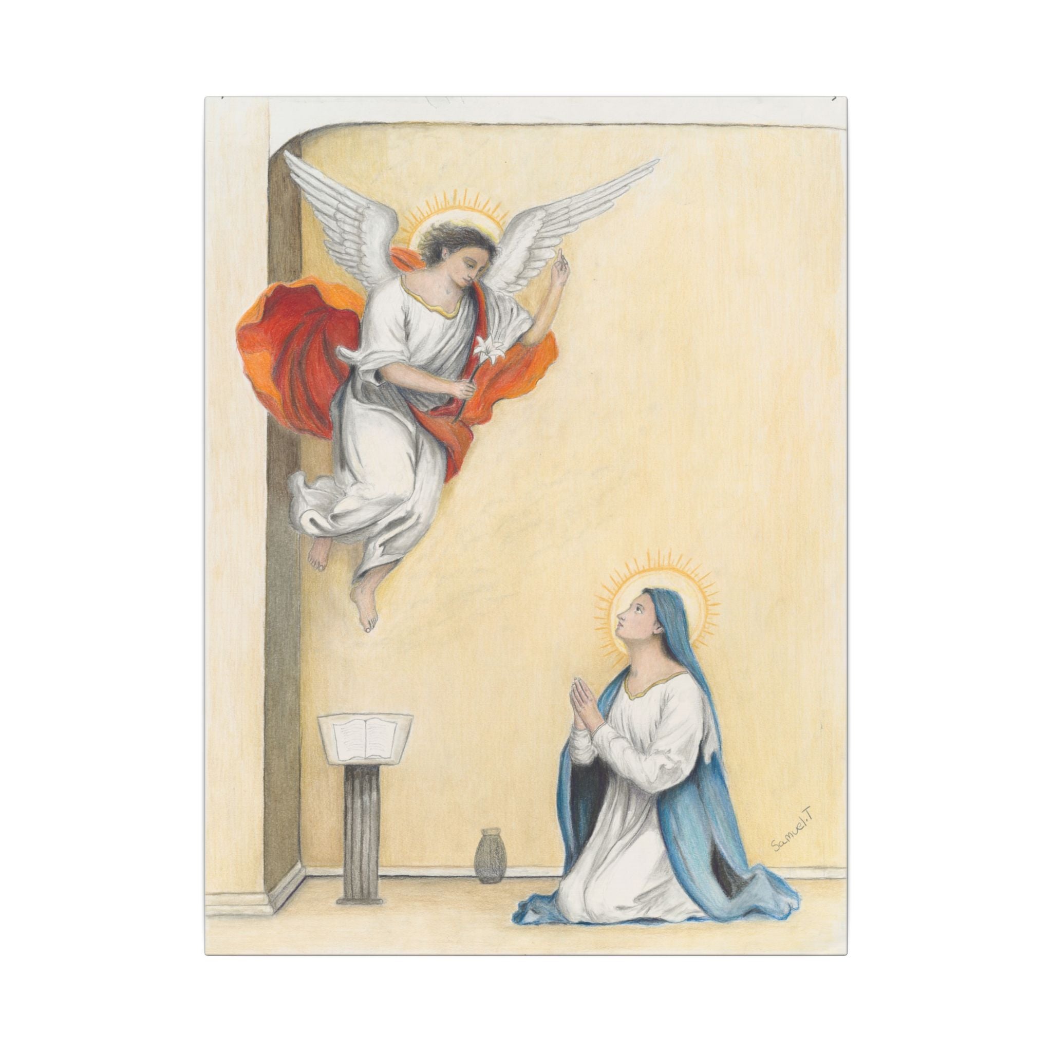The Annunciation of The Virgin Mary Printify