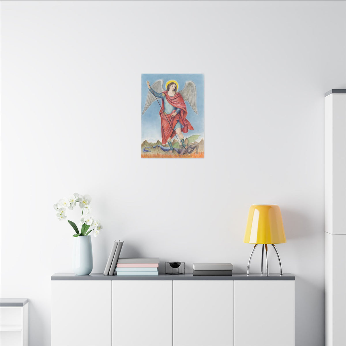 Saint Michael Vanquishing Satan Printify