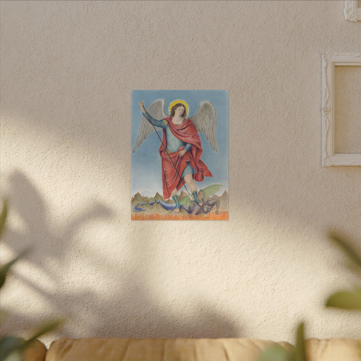 Saint Michael Vanquishing Satan Printify