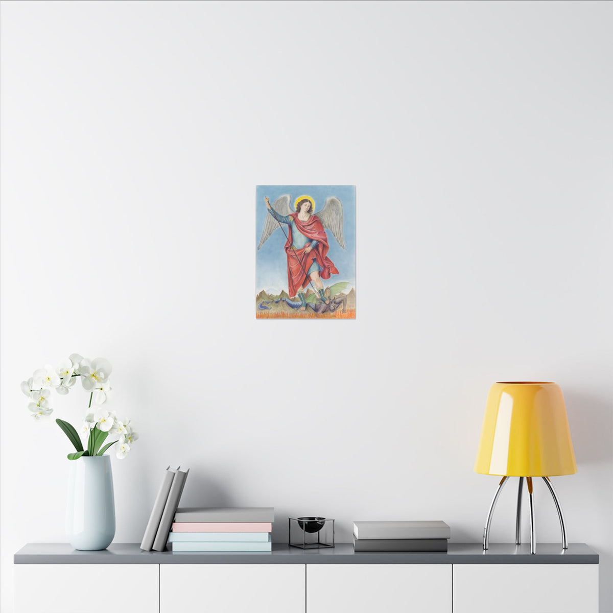 Saint Michael Vanquishing Satan Printify