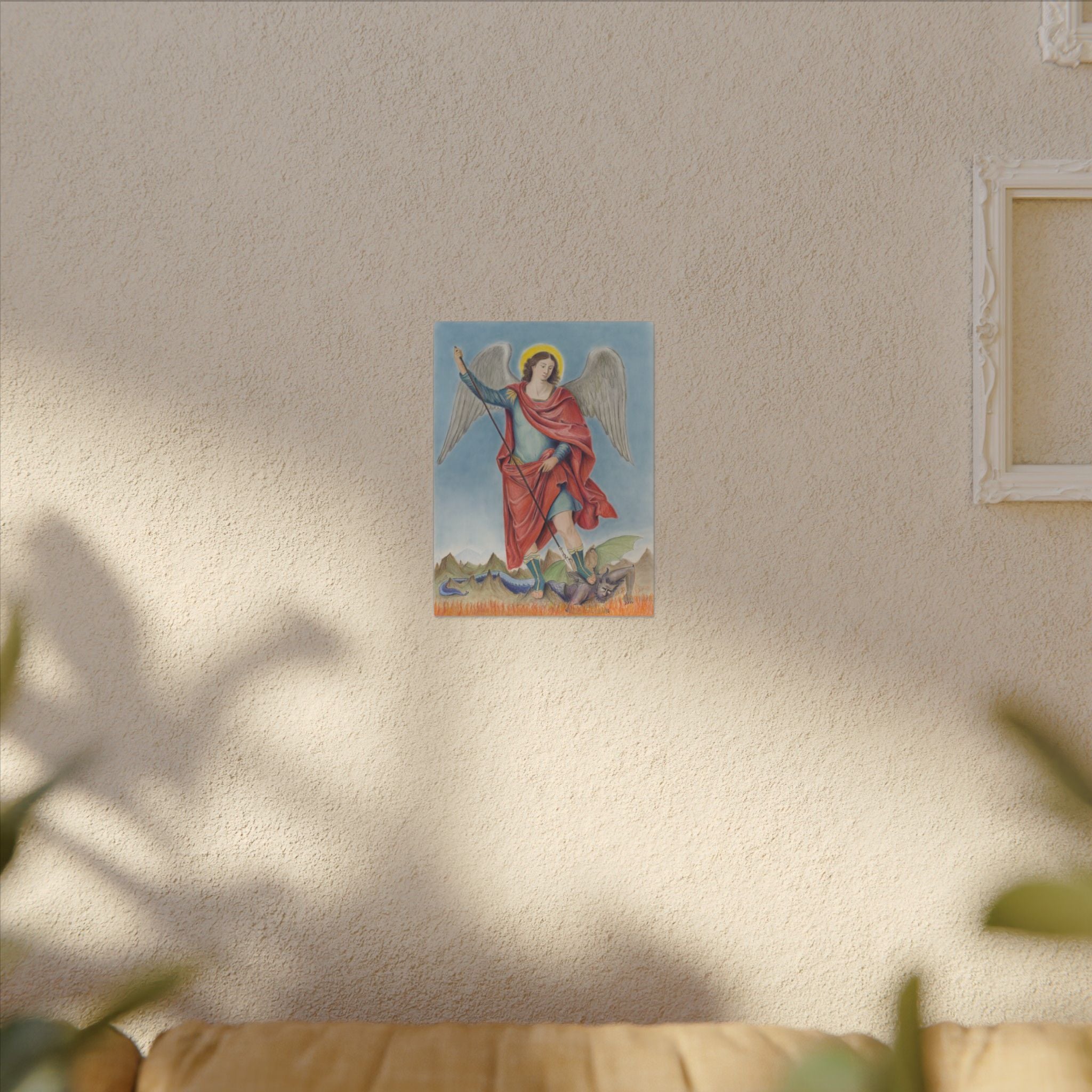 Saint Michael Vanquishing Satan Printify