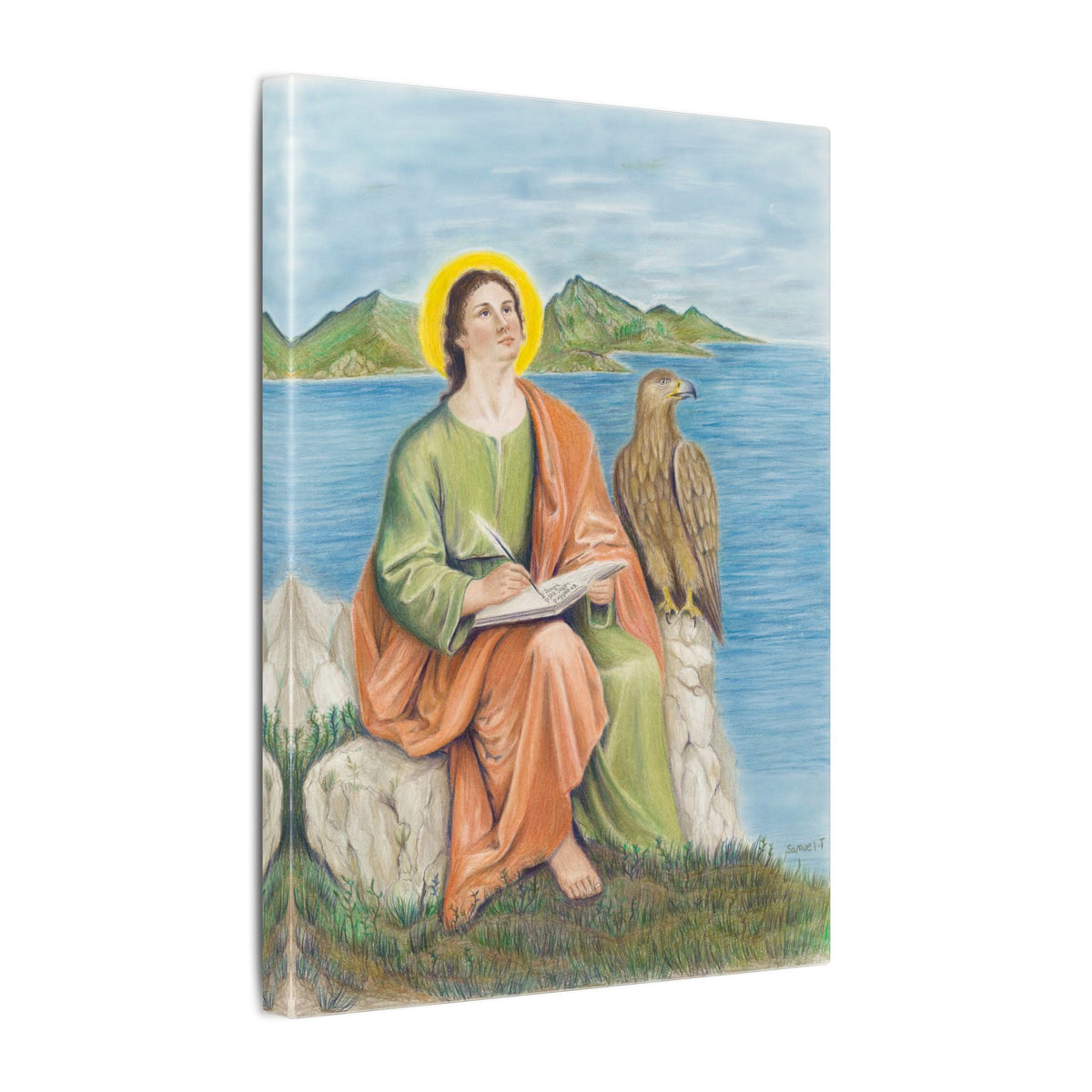 Saint John Receiving Divine Revelation on Patmos