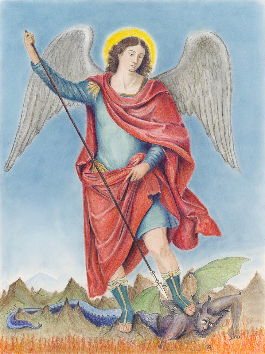 Saint Michael Vanquishing Satan