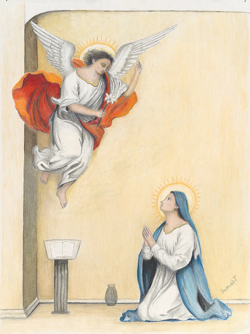 The Annunciation Led By Faith
