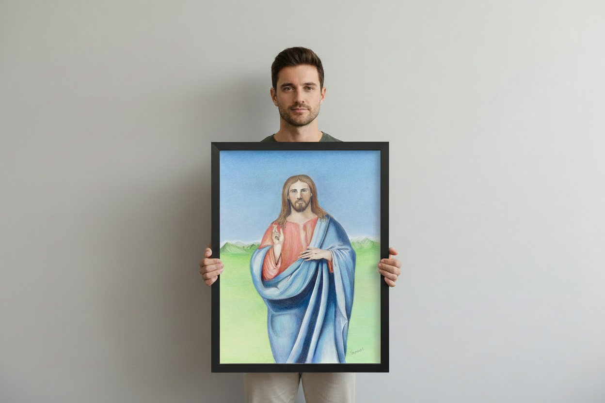 Christ Pantocrator Led By Faith