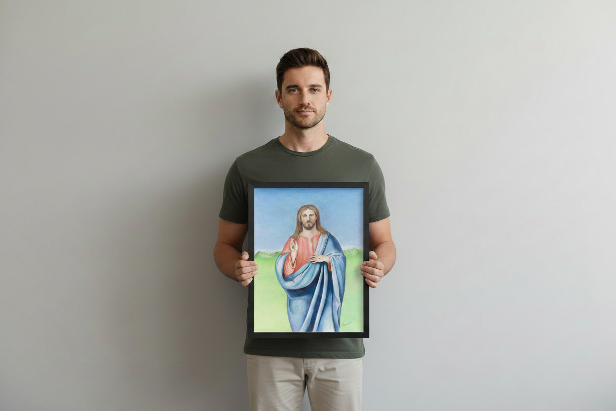 Christ Pantocrator Led By Faith