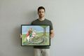 Saint George Black Frame 12x16