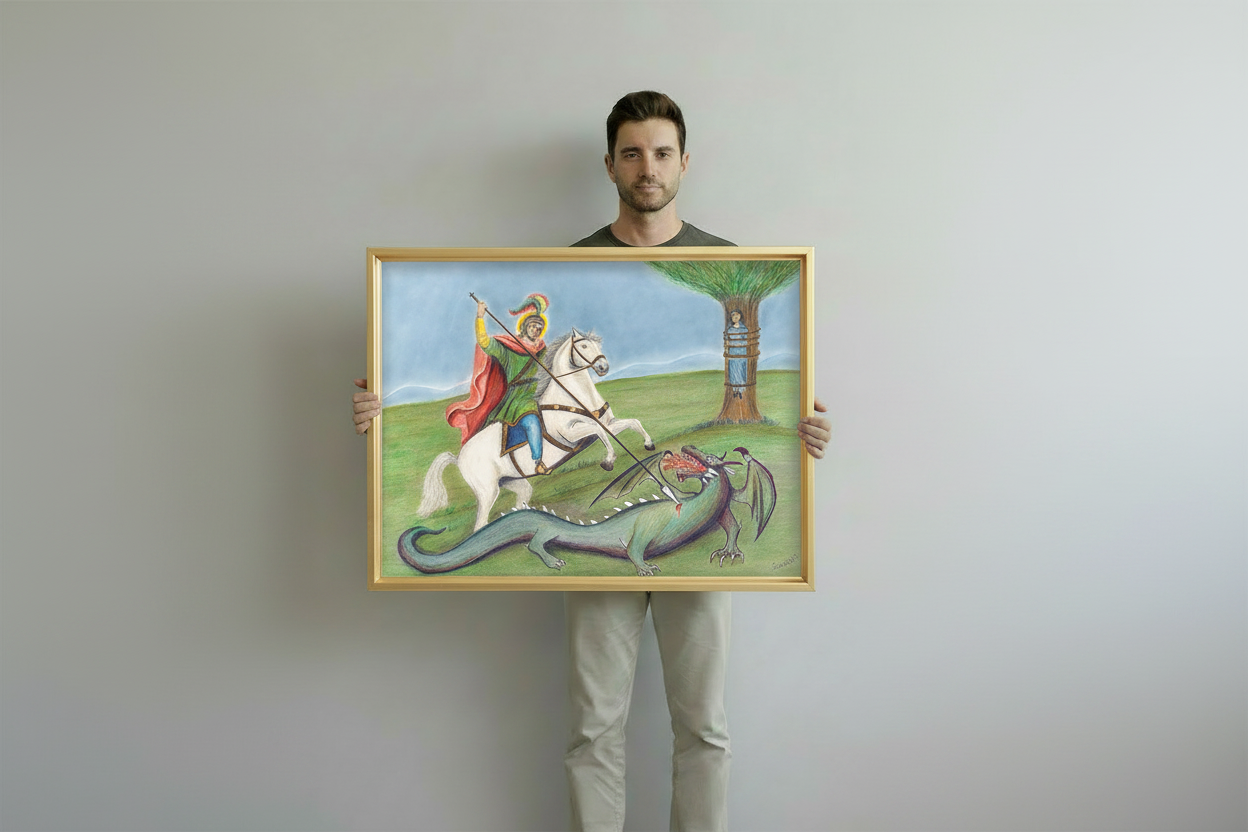 Saint George Gold Plein Air Frame