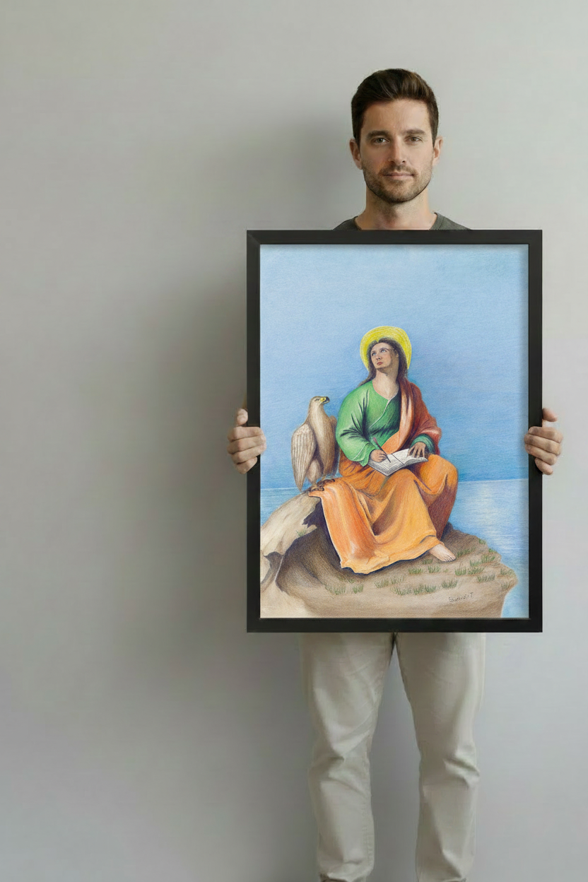 Saint John — Large Black Frame