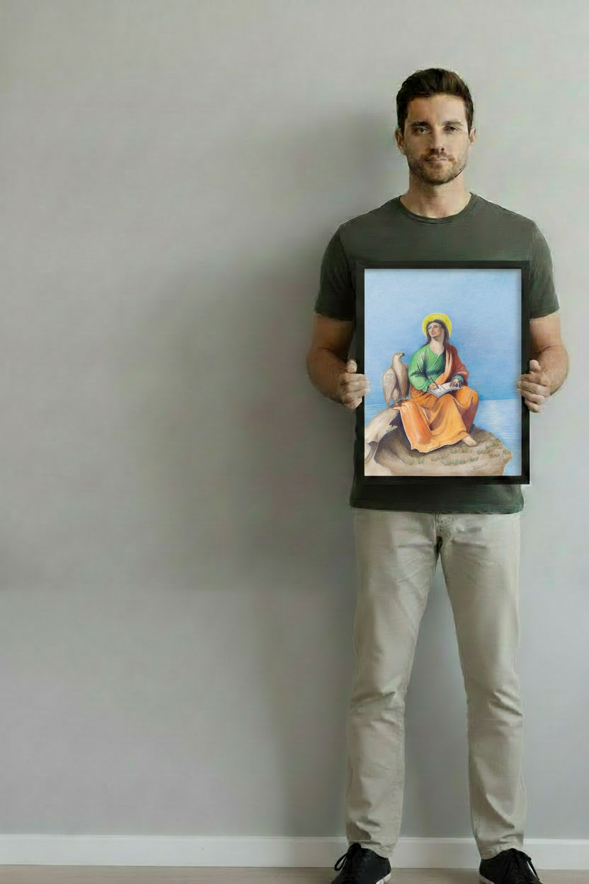 Saint John — Small Black Frame