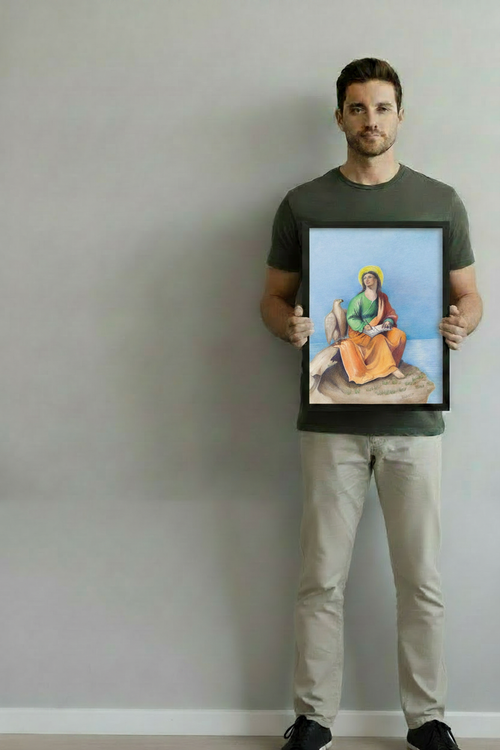 Saint John — Small Black Frame