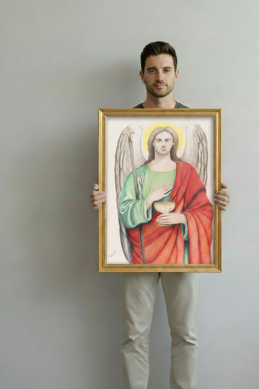 Saint Uriel - Gold Plein Air 18x24